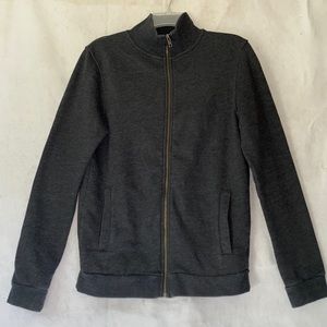 Good Fellow & Co Long Sleeve Gray Full Zip Turtleneck Sweatshirt Jacket